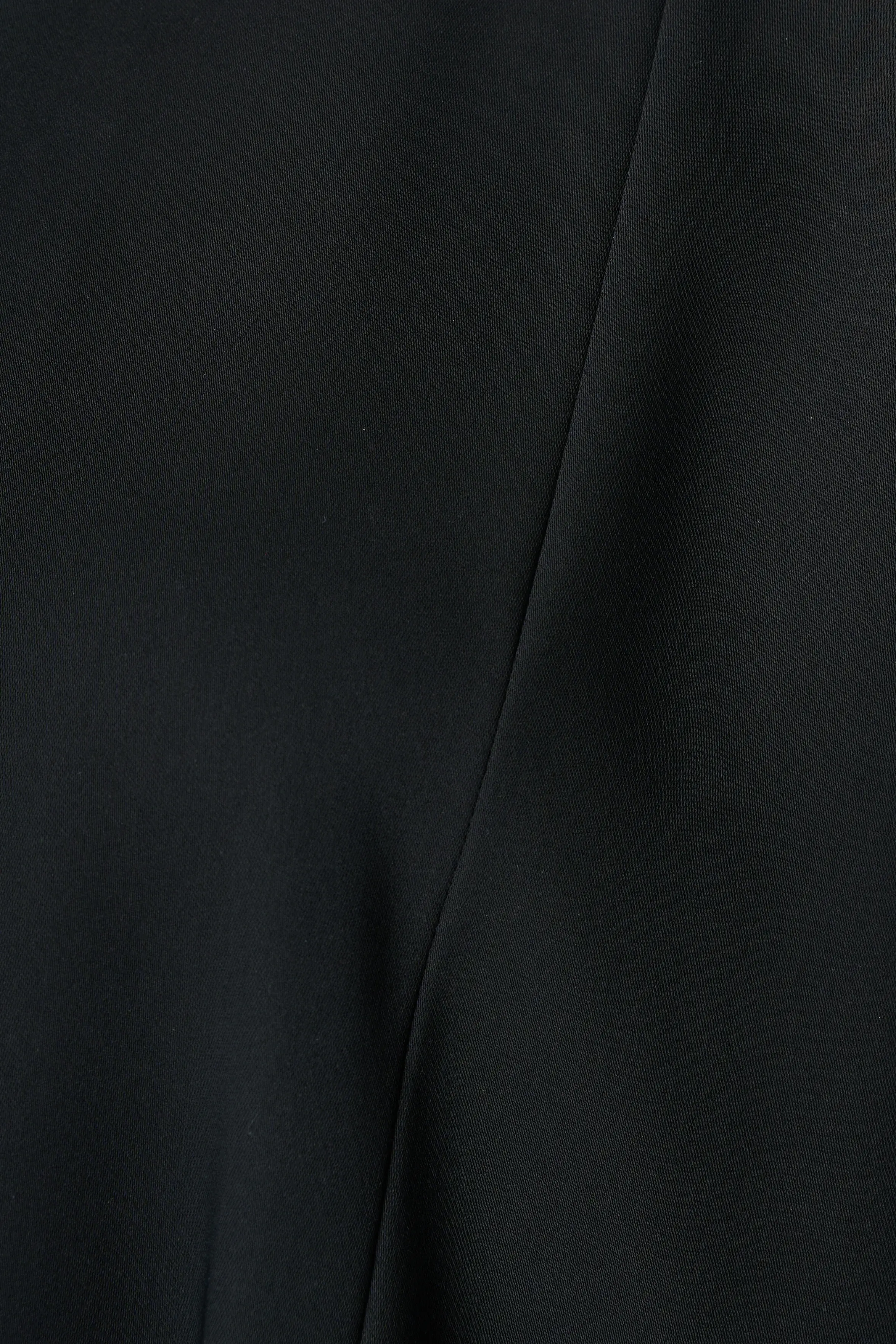 Black Layan Crepe Abaya with Tonal Sleeve Embroidery